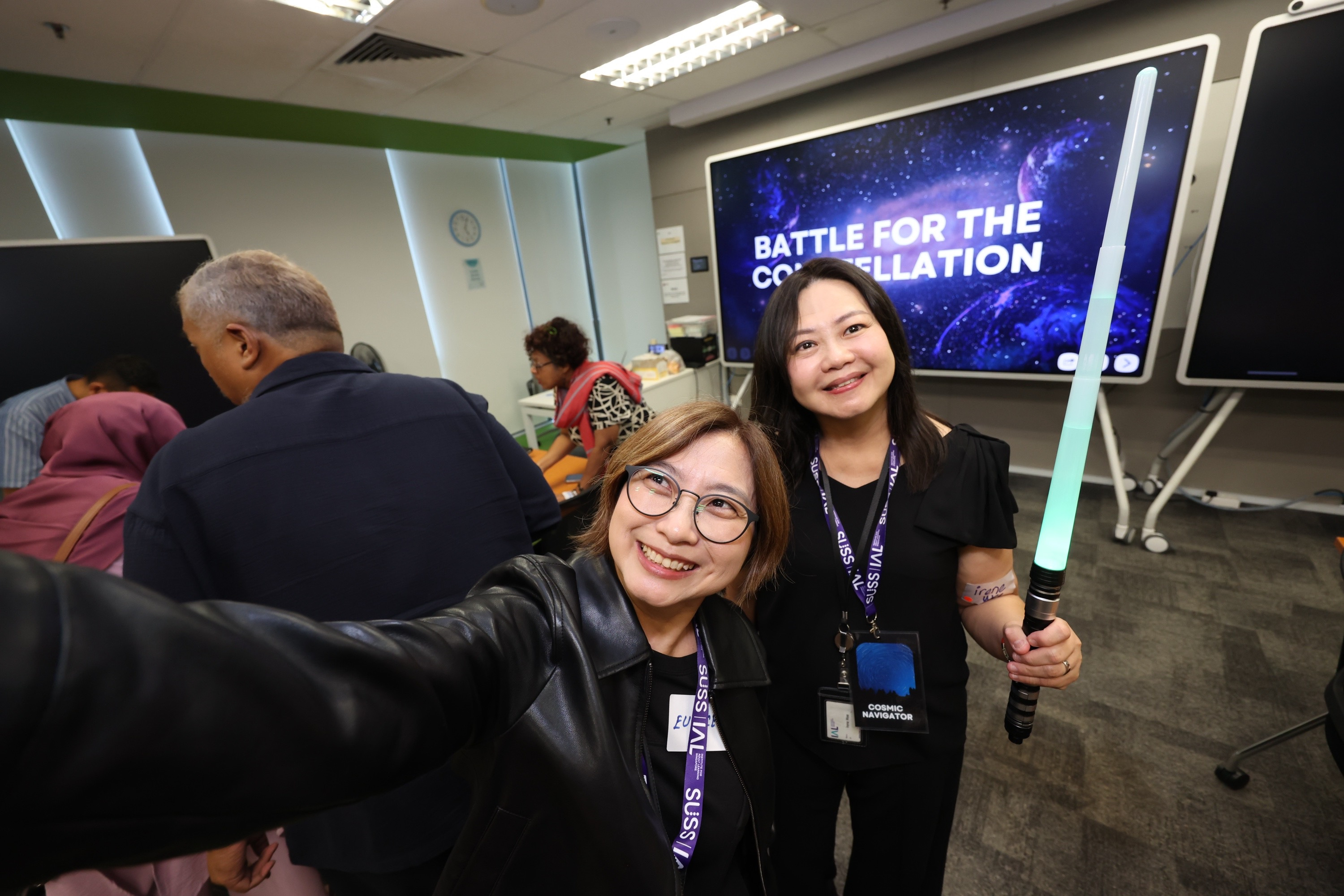 Dr Eunice Lim created an escape room experience for the adult educators who were in IAL to celebrate the Adult Educators' Day 2026 on 26 September.