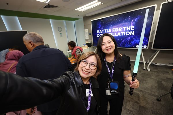 Dr Eunice Lim created an escape room experience for the adult educators who were in IAL to celebrate the Adult Educators' Day 2026 on 26 September.